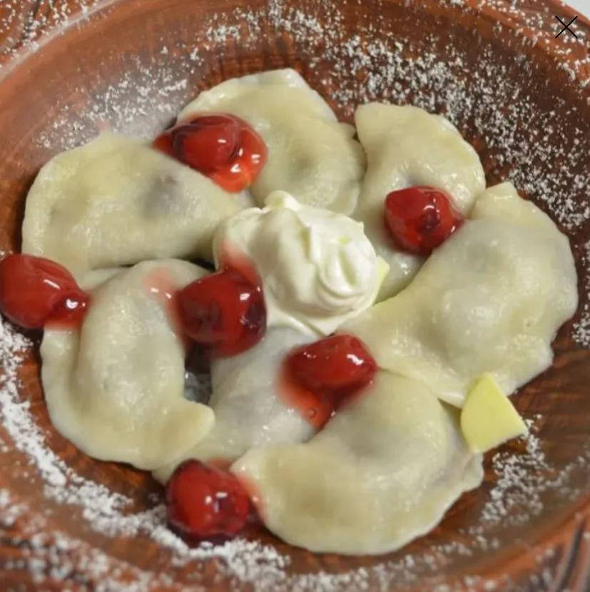 Varenyky (perogies) - handmade Ukrainian dumplings at MLYN, Winnipeg